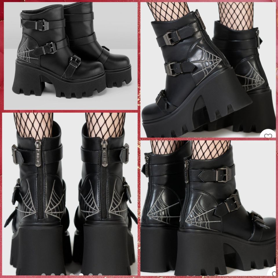 Killstar Boots/Stiefel Gr 39 *Gothic,Punk, Festival, Batcave,Mera in Siegen