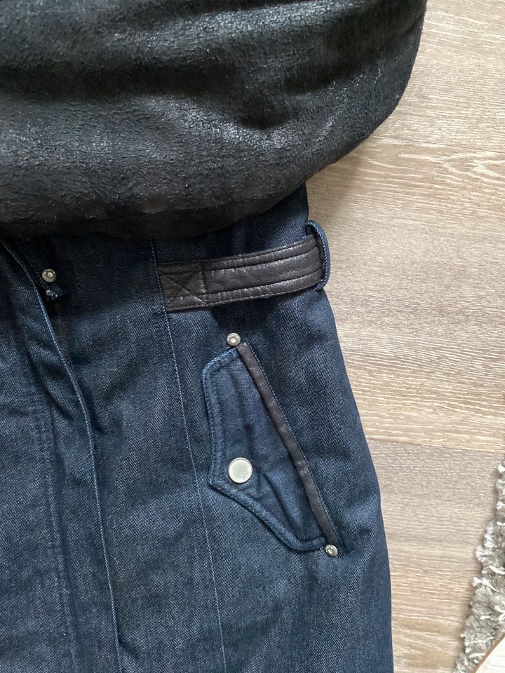 Mantel, Jeans, myMo, blau/schwarz, Größe 40, mit Etikett in Emsbüren