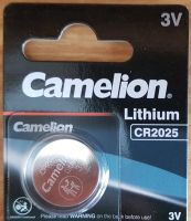 CR 2025 Lithium Knopfzellen 3V Camelion Batterien CR-2025 DL2025 Niedersachsen - Garbsen Vorschau