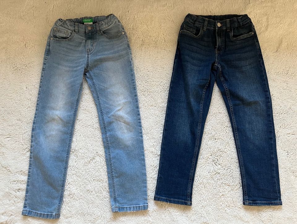 2 Paar Jeans für Jungs - ZARA & Benetton - Gr. 140 cm in Mörfelden-Walldorf