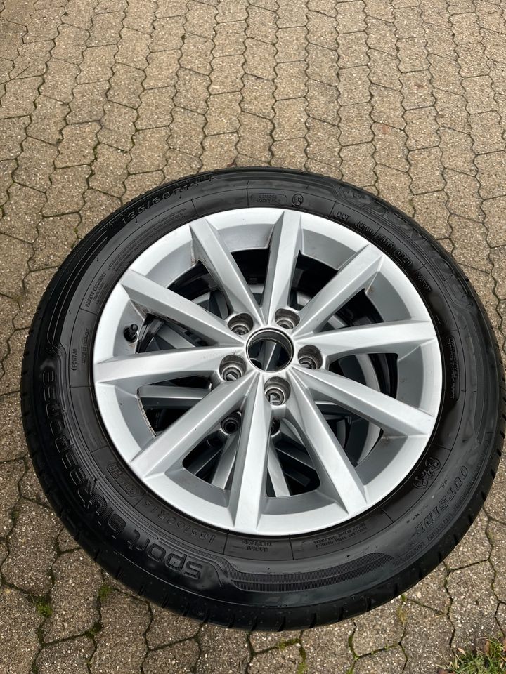 VW Polo 185/60 R15 Dunlop Sommerräder Sommerreifen  Original  ! in München