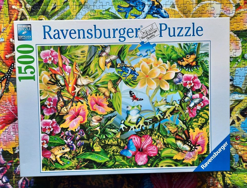 Ravensburger Puzzle 1500 Teile "Wo ist der Frosch" in Bellheim