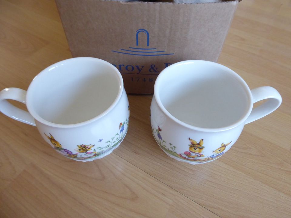 2 x Villeroy & Boch Spring Fantasy Becher mit Henkel Blumenwiese in Osnabrück