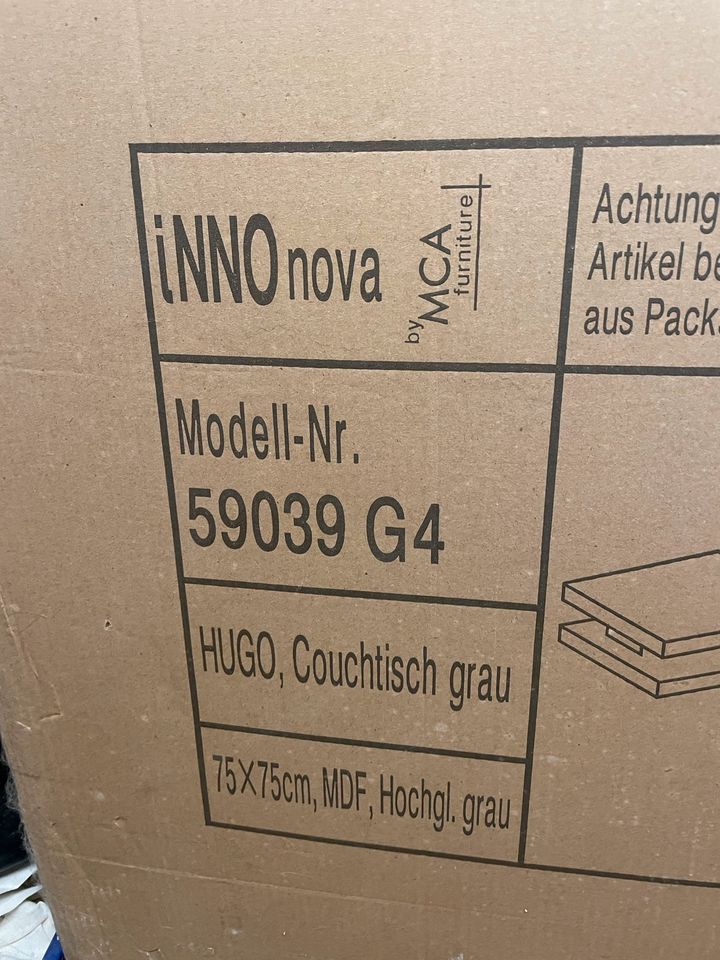 Couchtisch iNNO nova, Modell Hugo, grau, neu + OVP, NP:169€ in Trulben