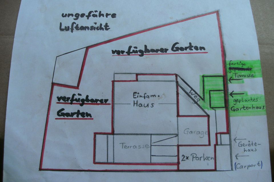 BIETE FREIZEITGARTEN-ruhige Lage, eigene neue Hütte im Landkrs.FÜ in Großhabersdorf