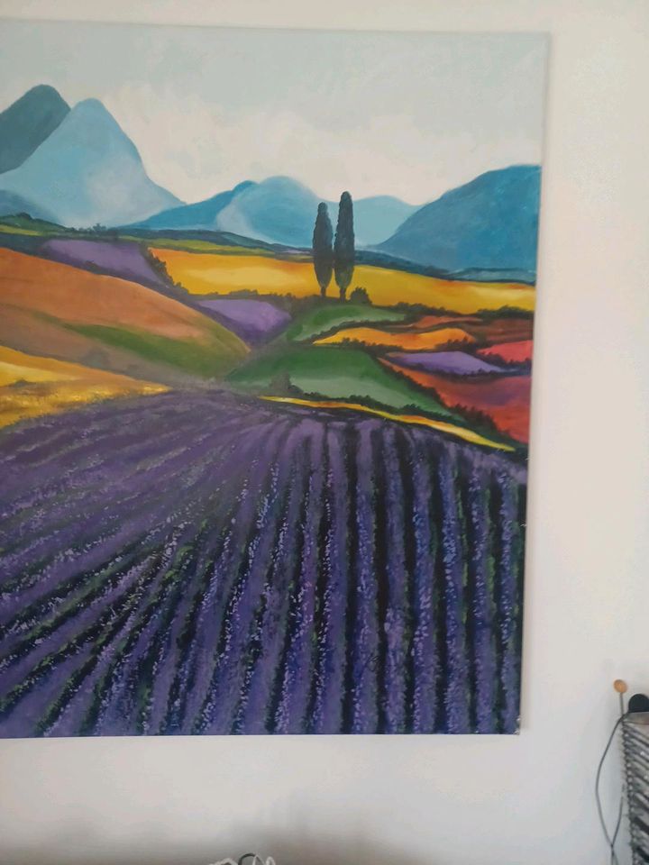 Karin Bodenschatz Künstler Gemälde Acryl "Provence"  130x170 in Dinkelsbuehl