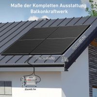 Balkonkraftwerk Solarpanel 820 Watt Sola Photovoltaik Solaranlage Hessen - Weilburg Vorschau