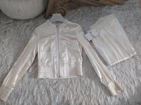 NEU 2-teilig Hose Jacke 100% Seide Design by Madonna weiß Jogging Nordrhein-Westfalen - Haan Vorschau