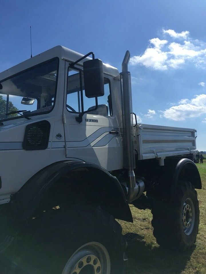 Edelstahl Auspuff Seitenauspuff Hochlegung  Unimog U1000-2400 MB in Allmendingen