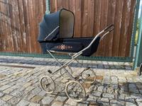 DDR Puppenwagen Cord mit Stickerei Sachsen - Oschatz Vorschau