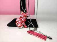 Betsey Johnson Marmor Kitty Cat Anhänger Halskette Collier Silber Nordrhein-Westfalen - Übach-Palenberg Vorschau