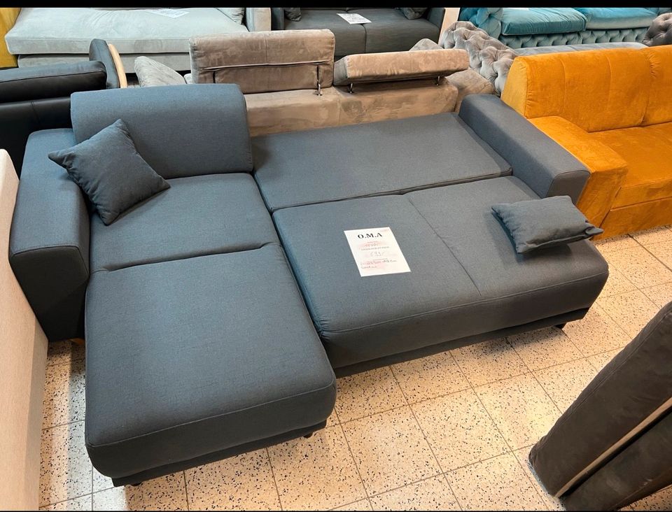 Sofa Couch Ecksofa Schlafsofa Bettkasten Möbel UVP 1139€ in Alsfeld