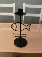 Kerzenhalter „ Fisch“ aus schwarzem Metall Rheinland-Pfalz - Osthofen Vorschau
