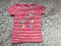T-Shirt | Gr. 110 | Blue seven | rosa gestreift, Schmetterlinge Rheinland-Pfalz - Berg Vorschau