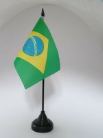 Tisch Fahne Brasil ca.10 x 15cm Tisch Flagge Baden-Württemberg - Hemsbach Vorschau