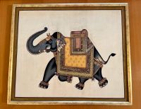 3 Bilder - Elefanten - indische Seidenmalerei Hessen - Groß-Gerau Vorschau