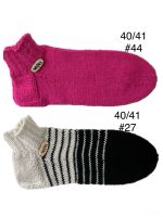 #27 #44 gestrickte Sneaker Socken Gr. 40 41 ** 75% Schurwolle Niedersachsen - Boffzen Vorschau