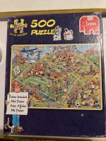 Puzzle Wimmelbild Fußball 500 Teile Jan van Haasteren Bayern - Burgthann  Vorschau