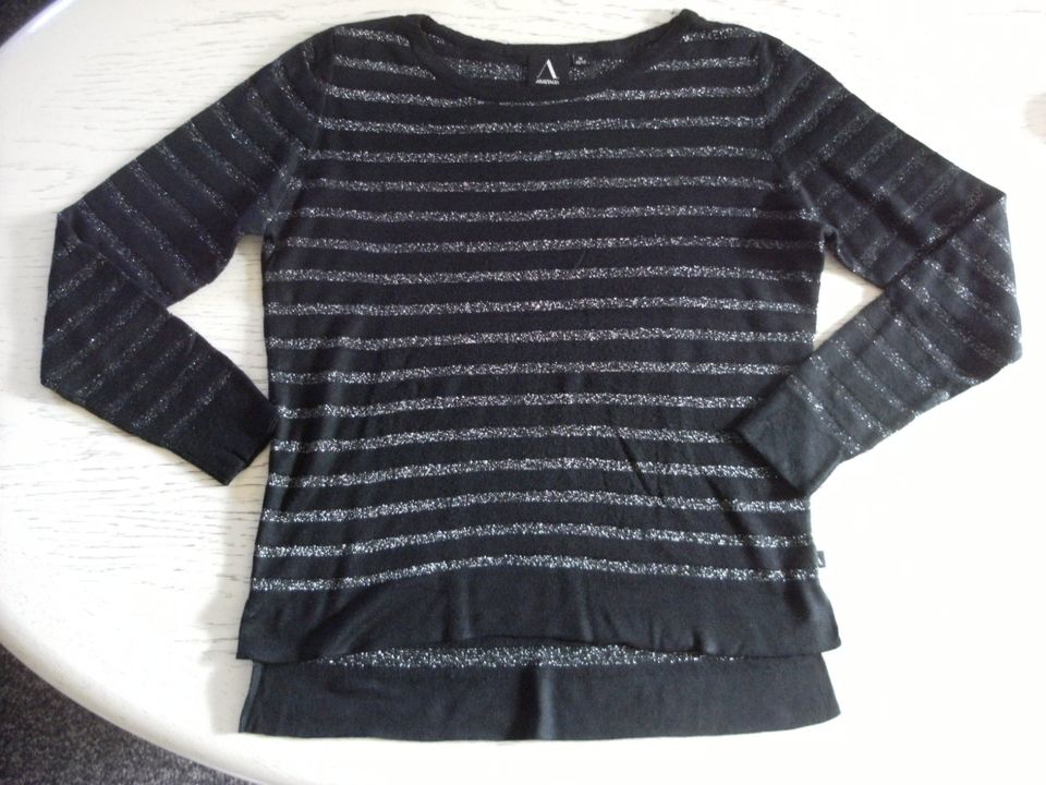 Pulli Pullover schwarz Eule , einmal getragen, wie neu in Mertingen