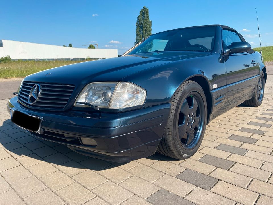 Mercedes SL 320 R129 seltene Farbe Smaragd Schwarz TOP in Heilbronn