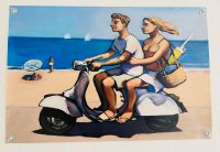 Vespa Bild Kunst Plakat Strand V50 PK PX T5 Nordsee Italien Nordrhein-Westfalen - Aldenhoven Vorschau