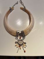 Kette Collie Schmuck Indianer larp Schamane Ritual Knochen Köln - Godorf Vorschau