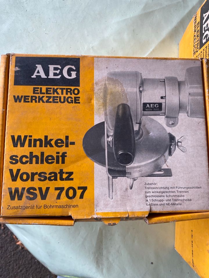 AEG WSV-707 Bohrmaschinen-Zubehör in Windhausen