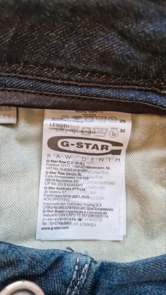 G-Star Jeans Nova Midwaist Skinny, wenig getragen, W 25 L 30 in Eching (Kr Freising)