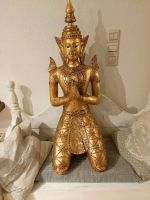 Tempelwächter Buddha gold 90 cm Bayern - Langenneufnach Vorschau