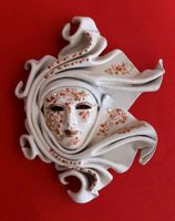Venezianische Maske aus Leder, Handarbeit aus Venedig Hessen - Bad Vilbel Vorschau