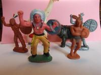 DDR Indianer, ARI + Rohlinge & 2 große Plaho Tiere, Giraffe... Thüringen - Großlöbichau Vorschau