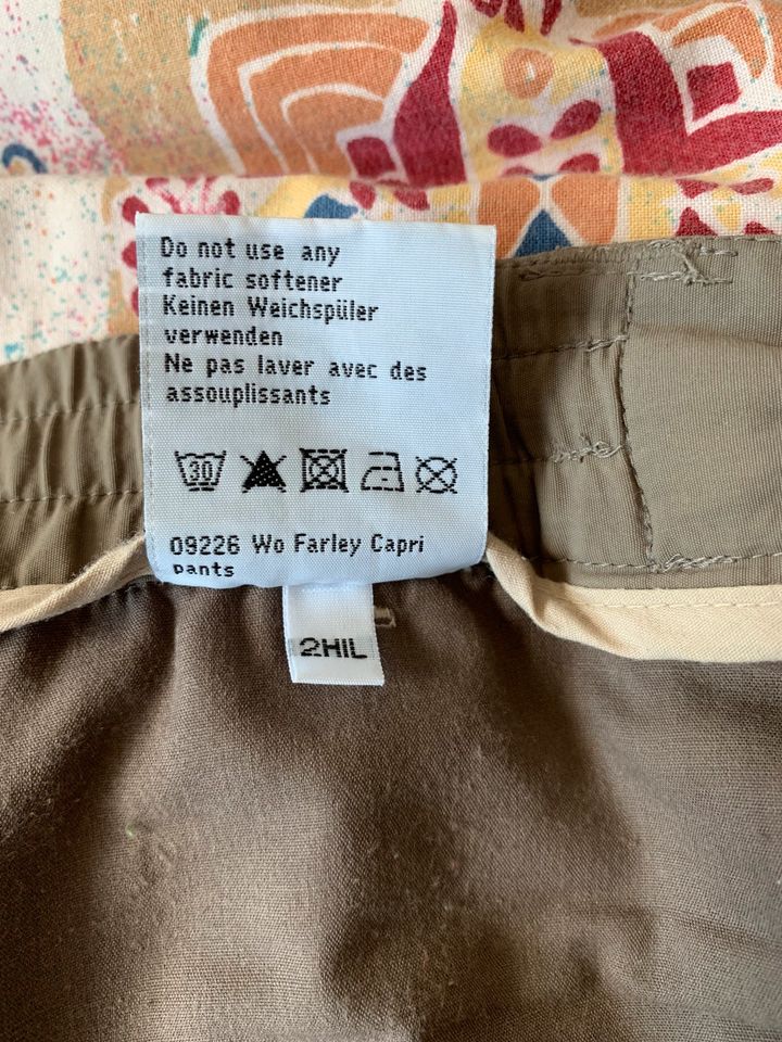 vaude Trekkinghose Farley Capri Pants braun Gr. 42 Wandern kurz in Lampertheim