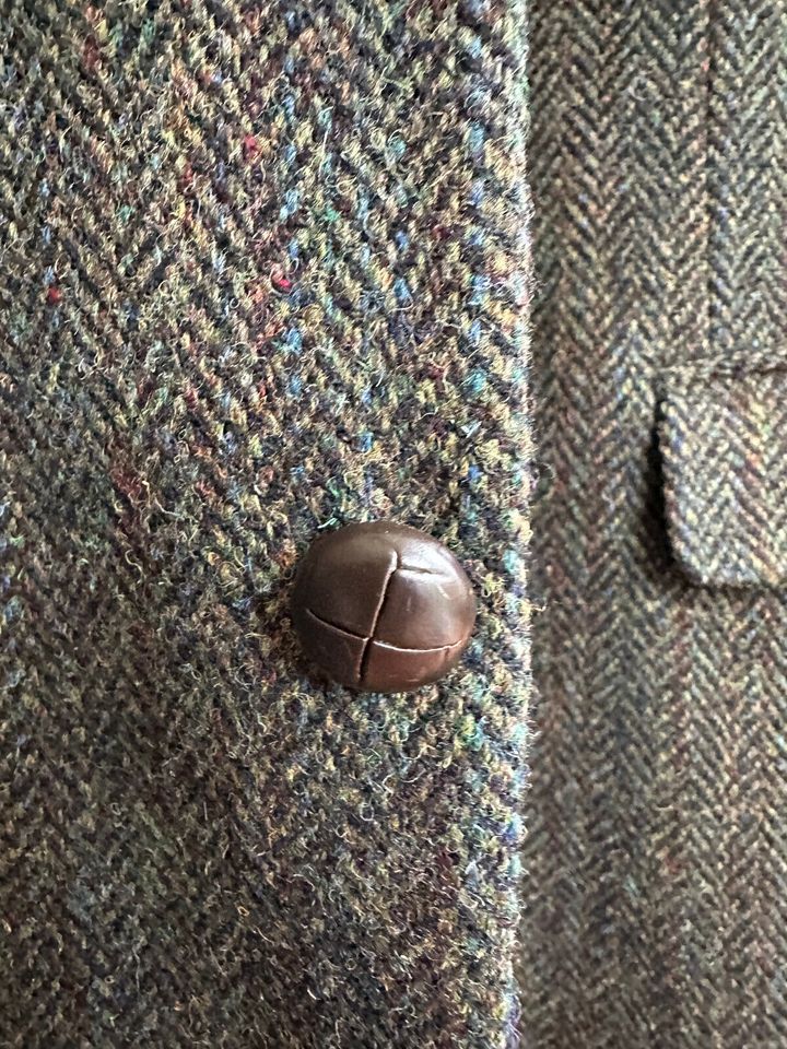 HARRIS TWEED SAKKO  ORIGINAL PREMIUM HANDGEWEBT WOLLE VINTAGE gr in Lage