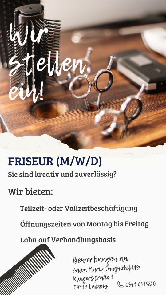 Friseurin, Friseur, Frisör, Frisörin in Leipzig