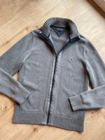 Tommy Hilfiger Strickjacke Premium Cotton Gr L grau Top Zustand Niedersachsen - Geestland Vorschau