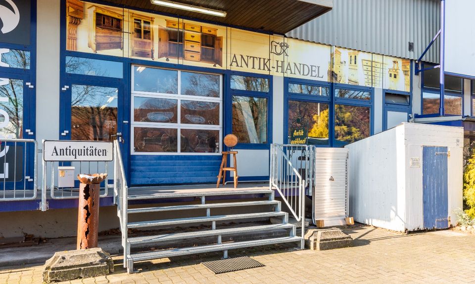 schönes großes Bücherregal in Weichholz Bücherschrank "Antik-Lux" in Centrum