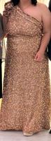 Abendkleid, Pailletten Gold Nordrhein-Westfalen - Delbrück Vorschau