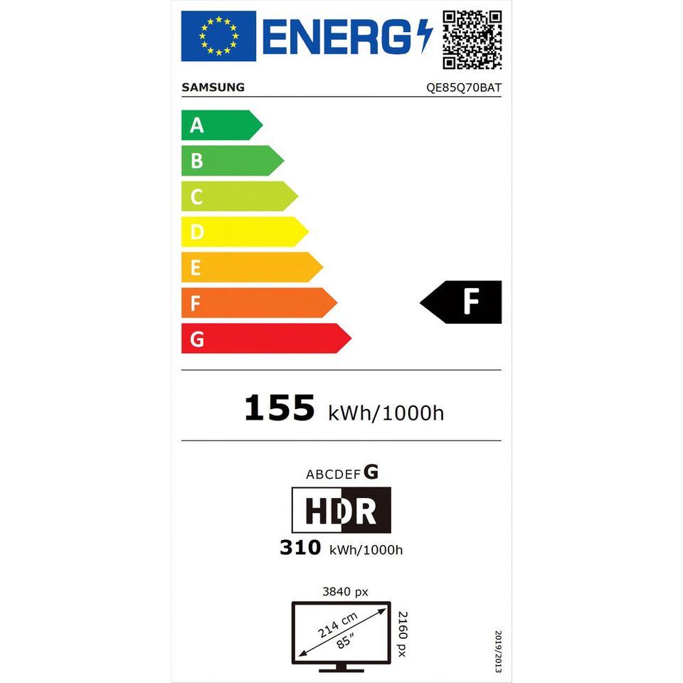 Samsung QE85Q70BAT 85 Zoll Qled 4K UHD Smart TV 100 Hz in Kaarst