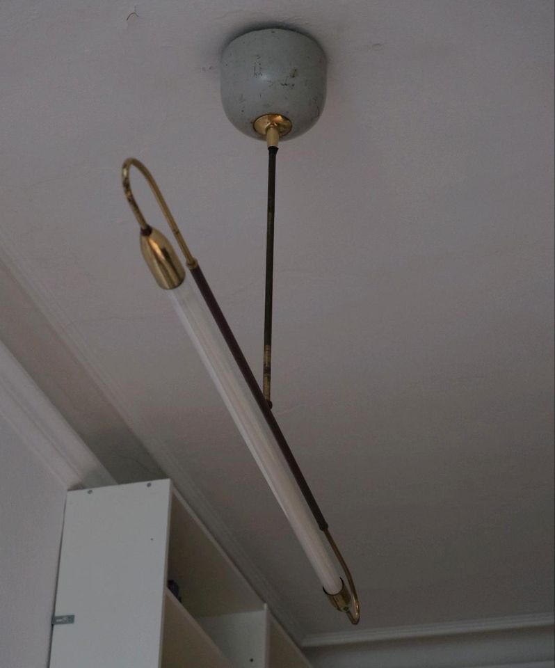 Vintage Leuchtstoffröhren Deckenlampe Deckenleuchte 50er 1950er in Bonn