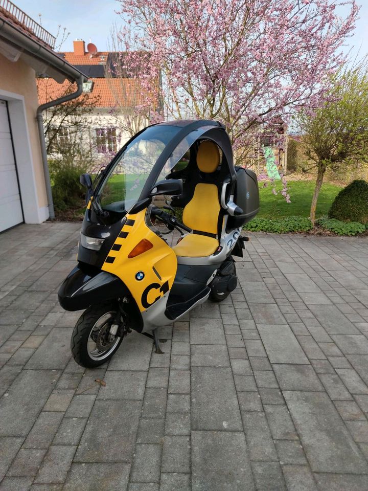 BMW C1 Roller 200 Gelb-schwarz, Top Zustand in Mintraching