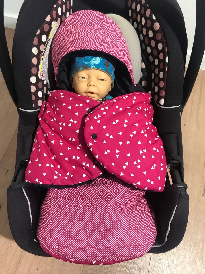 Einschlagdecke Babyschale Maxi Cosi Cybex Joie Handmade NEU in Leipzig