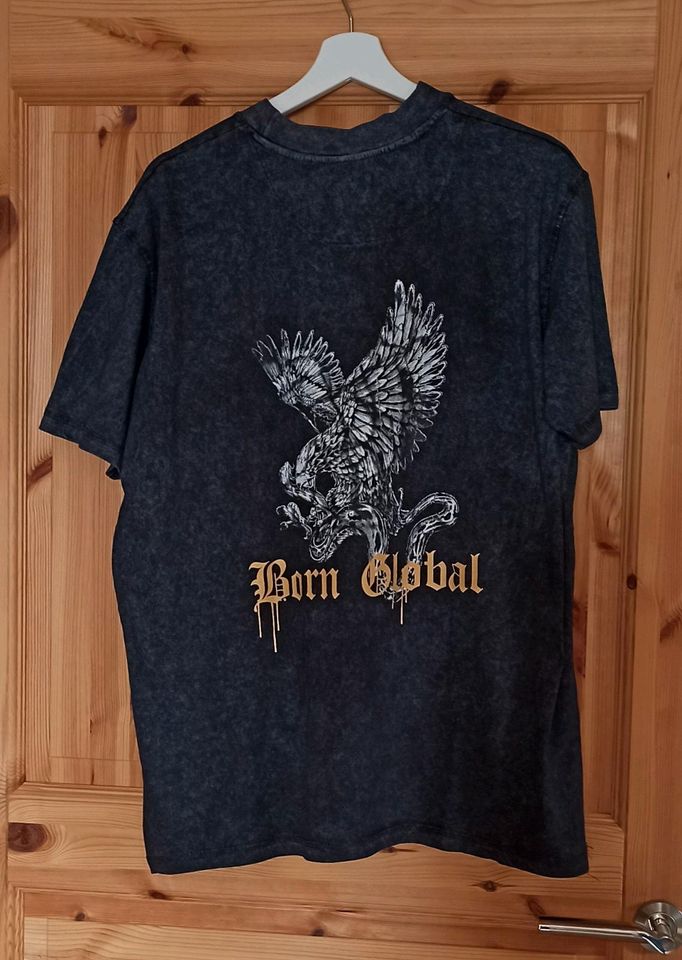 Night Addict T-Shirt Born Global - schwarz - Herren Größe S in Merching
