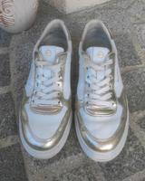 Tamaris Sneaker weiß silber Größe 39 Marco Tozzi Esprit Bayern - Traunreut Vorschau