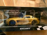Minichamps Mercedes AMG SLS GT3 gold 1:18 Ovp Modellauto Sonnenstein (Eichsfeld) - Zwinge Vorschau