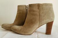 Ludwig Görtz Reißverschluss-Stiefeletten Nude Casual-Look Gr.39 Berlin - Steglitz Vorschau