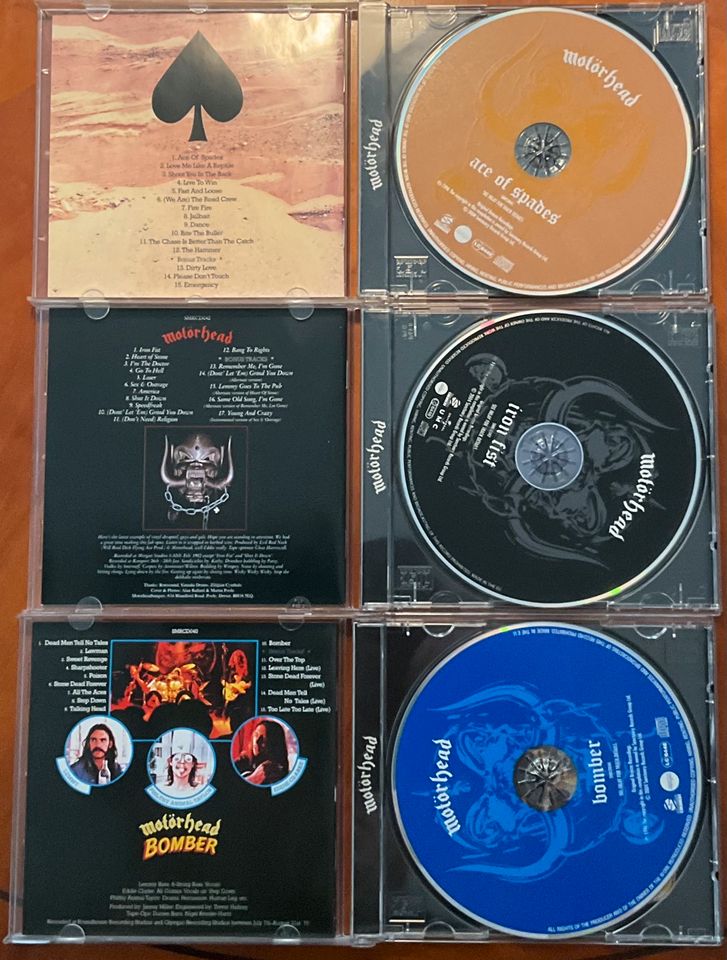 Motörhead - 11 CD's & 1 DVD - Konvolut  - BonusTracks/Limited in Wacken