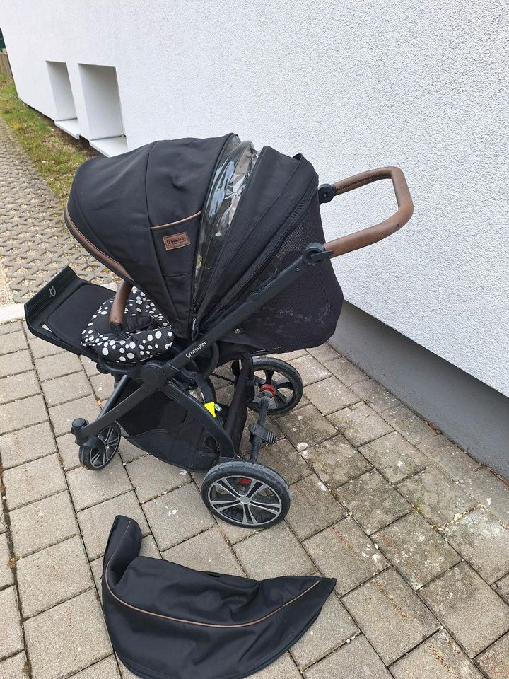 Kombi-Kinderwagen Gesslein Fx4 mit Tragetasche C4 in Wallerstein