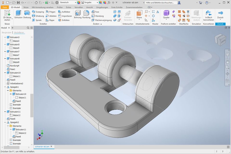 MiniJob 3D Druck CAD Kenntnisse in Eschweiler