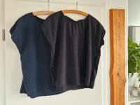 2 Shirts Blusen Ichi Gr. L schwarz dunkelblau einlagig einfarbig Dresden - Cotta Vorschau