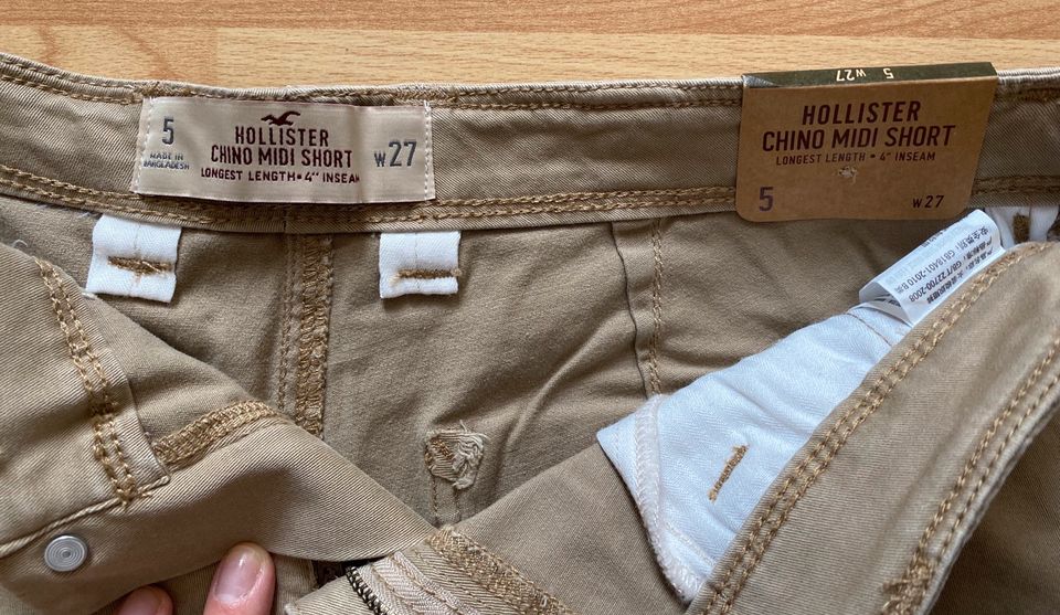 Chino Short Hollister NEU Weite 27 in Greifswald